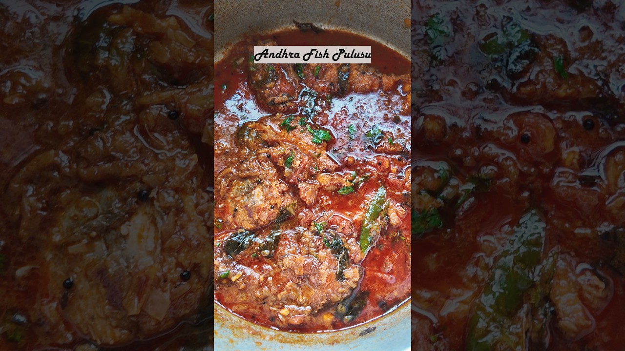 Andhra Fish Pulusu Recipe | Spicy Rohu Fish Curry | South Indian Style 