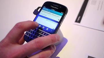 BlackBerry Q10 demonstration