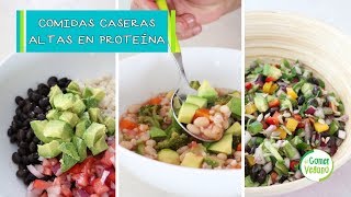 COMIDAS CASERAS ALTAS EN PROTEÍNA | Comer Vegano