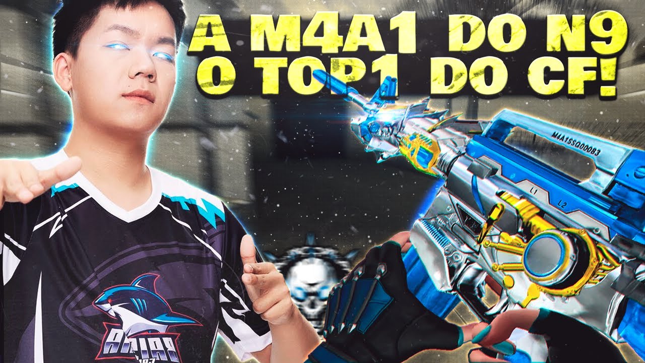 M4A1-S-CYBORG CFS Aurora CONTA BARRINHA OURO