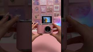 Pink camera unboxing 🎀📷 | cute tech find