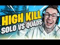 ONE OF THE SWEATIEST SOLO QUADS I'VE EVER PLAYED | (High Kill Warzone Gameplay)