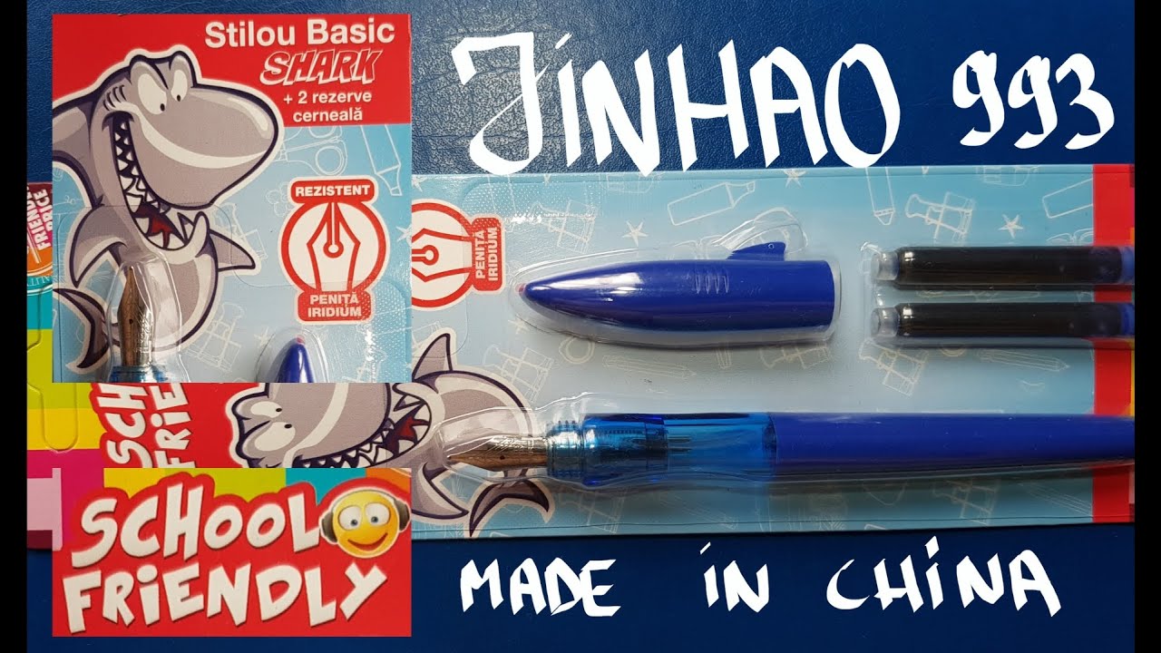 JINHAO 993 Shark Fountain Pen Review YouTube