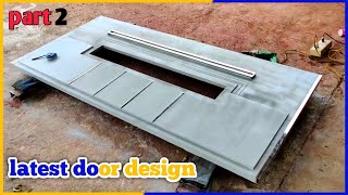amazing latest door design for house | tutorial metal door | making a door 2020 #part2