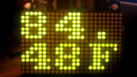 Sure 2416 Green Matrix - Temperature