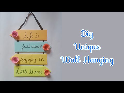 Diy Unique And Different Wall Hanging #shorts #craft #shivamart