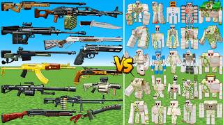 What TaCZ Suffuse Gunsmoke Can Defeat The Most Every Golem Mobs Minecraft in a Row? screenshot 5