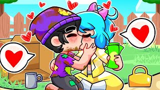 ¡CHICO POBRE Y CHICA RICA SE BESAN EN MINECRAFT! 💖🤑😱 AMOR PROHIBIDO EN MINECRAFT ROLEPLAY