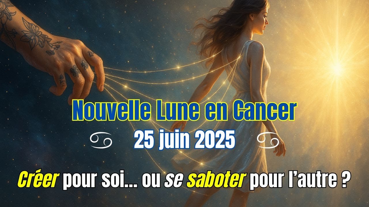 🌱🌓 Nouvelle Lune en Cancer 25 juin 2025  | Créer pour soi… ou se saboter pour l’autre