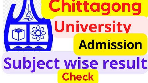 CU Admission Result Subject Wise ! CU Personal Result Check 2024