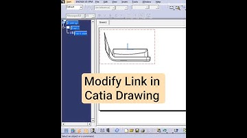 Catiav5 || Modify link in catia drafting explained in Hindi || Anand Asawa