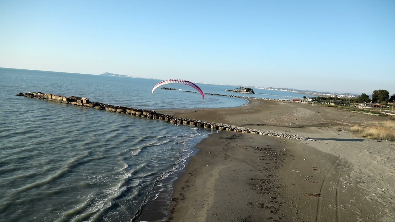 Karpen beach from the Air. Kampingu pa emer