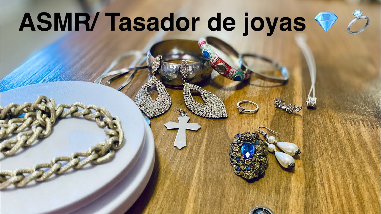 ASMR/ Tasando tus joyas 💍 atención personal 