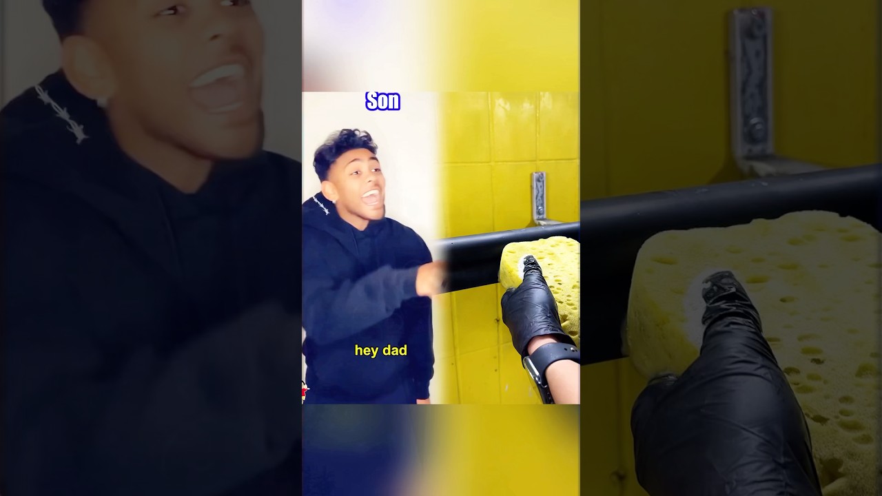SON OUTSMARTS DAD TO GO TO HIS FRIENDS HOUSE…😈😂💀 #comedy