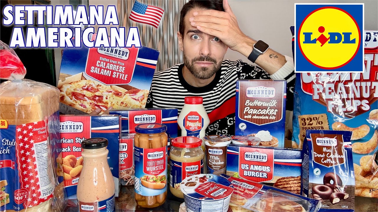 SVUOTA LA SPESA SETTIMANA AMERICANA LIDL 🇺🇸 + HO FATTO L'ARMOCROMIA!  | VLOG