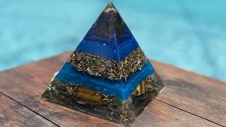 Egyptian Resin Orgone Pyramid - by Karen Governale