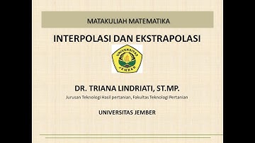Cara mudah melakukan interpolasi dan ekstrapolasi data dengan menggunakan program excell