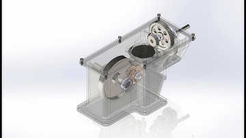 Mô Phỏng Chuyển Động Và Tháo Lắp của Hộp Cơ Cấu Giảm Tốc