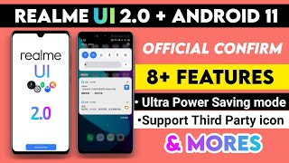 Realme UI 2.0 Top 8+ Features Officially Confirm | Realme UI 2.0 official features,Realme Android 11