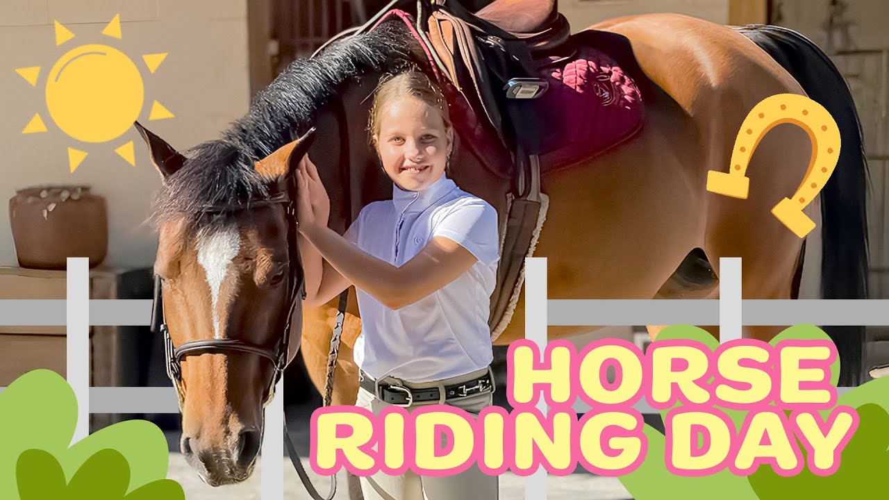Horseback Riding Lesson 🐎 | Learn About Horses for Kids | Educational ...