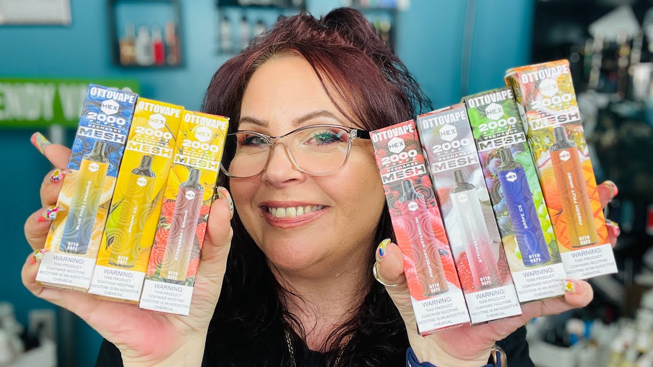 2000puffs OTTOVAPE HEX Rechargeable Disposable Pen