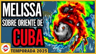 Huracán Melissa llega a Cuba de Categoría 3. Luego hacia Las Bahamas y Bermuda.