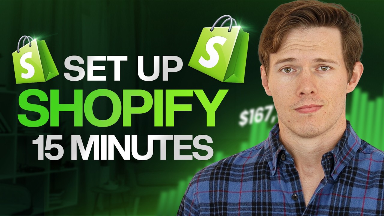Set up Shopify in 15 Minutes - eCommerce Tutorial for Beginners - YouTube