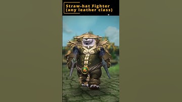 Mix & Match Mogs - Straw-hat fighter 🍜 #wow #transmog #worldofwarcraft #warcraft #gaming #cosmetic