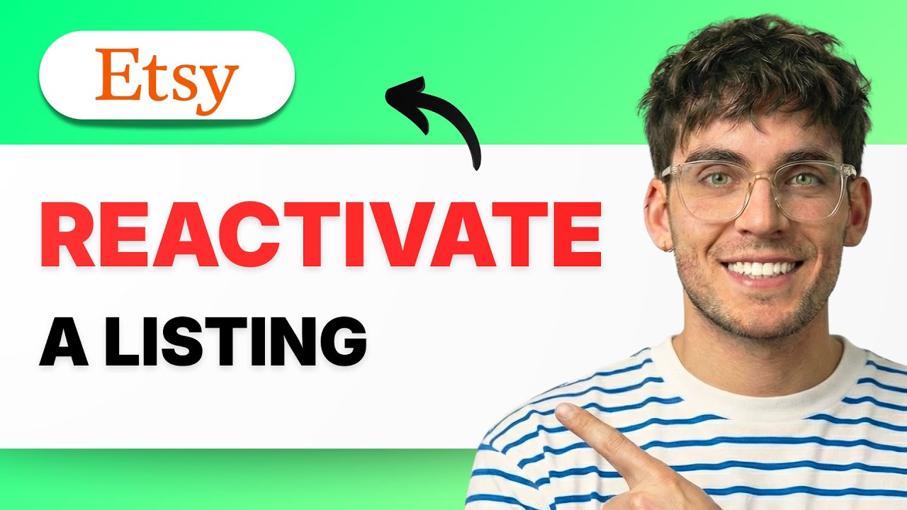 How to Reactivate a Listing on Etsy [2026 Full Guide] - YouTube