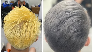 Kỹ Thuật Tẩy Không Xót Da Đầu & Nhuộm Xám Khói Đơn Giản mà không phải ai cũng biết