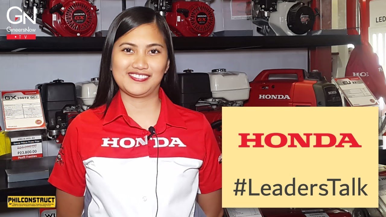 Leaderstalk With Honda Philippines Power Generator Products Mary Joe Latorre Youtube