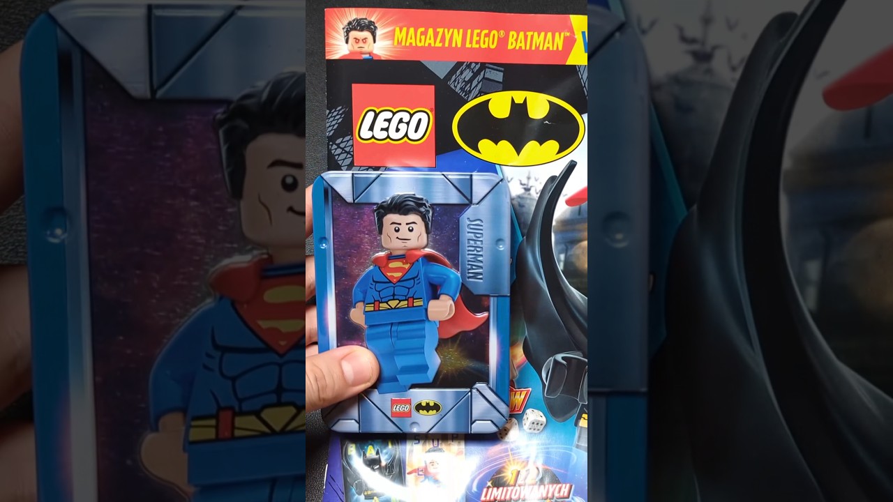Building Metal Box Superman LEGO DC set 