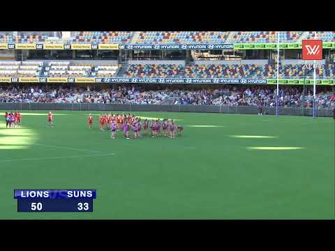 AFLW Winter series game 3 Brisbane v Suns - YouTube
