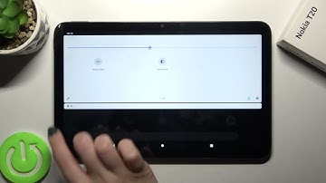 How to Edit Notification Panel Shortcuts on NOKIA T20 - Manage Notification Panel