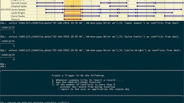 Trigger that uses a function to evaluate a business rule and reject an insertion