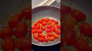 【魚のアラで】トマトパスタ tomato pasta with white fish 🍅