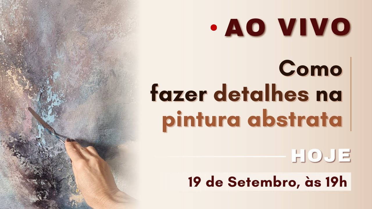 Como fazer detalhes na pintura abstrata | Jane Bernardelli