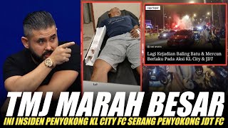 🔴TMJ Marah❗Ramai Mangsa Terkorban. Ini Insiden Penyokong KL City FC Serang Penyokong JDT FC