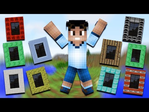 MINECRAFT MODS | MAS DE 40 NUEVOS PORTALES EN MINECRAFT | MODS PARA MINECRAFT