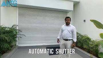Automatic perforated shutter
