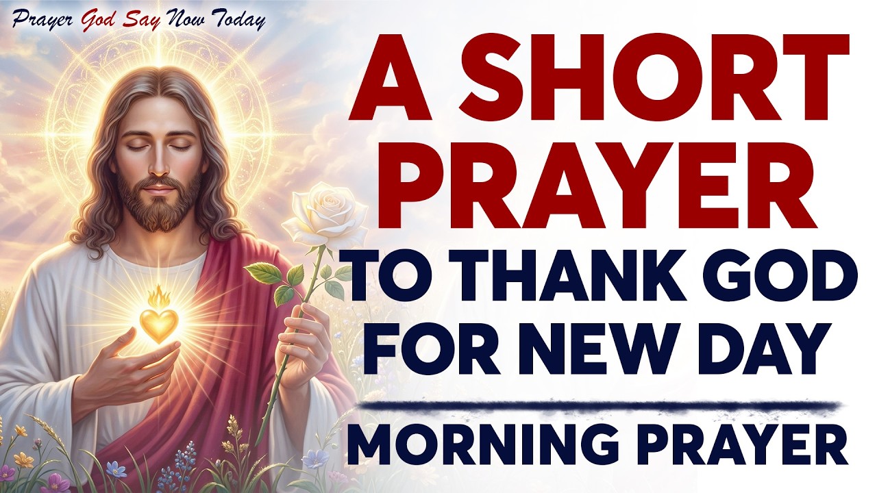 Morning Prayer to Start Your Day with God | Thank You God for This New ...