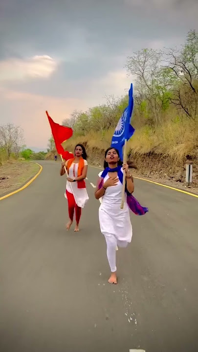 💙🧡ya deshala jijaucha shiva pahi je#jaybhim #babasaheb #shivjayanti #bhimjayanti #shivajimaharaj