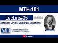 MTH 101 | Lecture 05 | Circles | BS Maths | VU