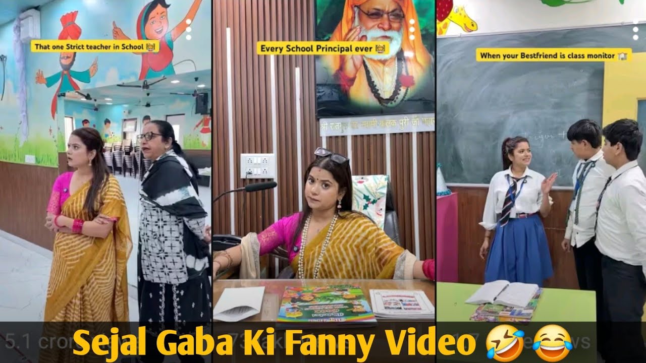 Sejal Gaba Funny School Comedy | Try Not To Laugh Challenge | Best Viral Shorts 2025 😆🔥🤣