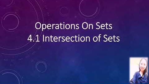 4.1 Intersection of Sets (Part 1 ) KSSM Form 4