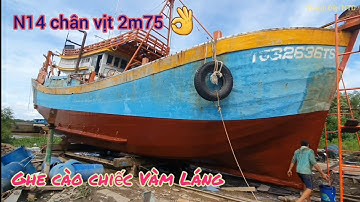Ghe cào xiêm vàm láng TG loại khủng nhất miền tây.?(fishing boat)
