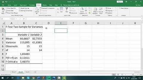 #HomogenitasExcel                                                  Uji Homogenitas menggunakan excel