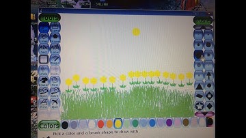 Tux Paint Garden View