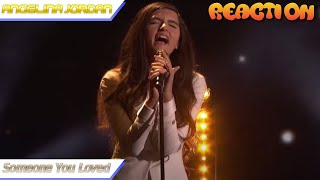 Angelina Jordan Reaction (with This Guy) - Someone You Loved (AGT Finals) - Solid and nice sand-art!