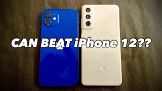 Samsung S21 FE(SD888) VS iphone 12 Speed Test.